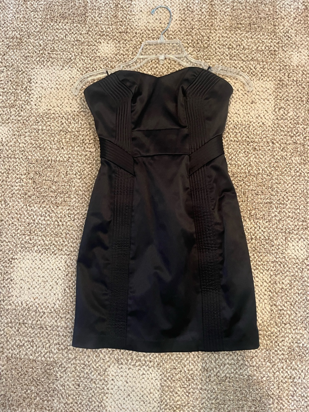 Guess Strapless Black Cocktail Dress